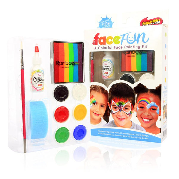 Rainbow Party Silly Face Fun Kit