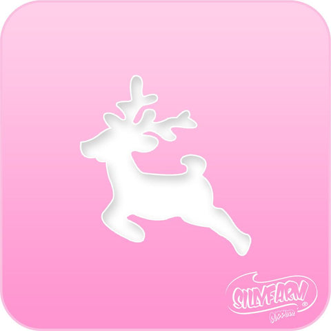 Reindeer Pink Power Stencil