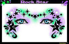Rock Star Stencil Eyes Stencil - Silly Farm Supplies