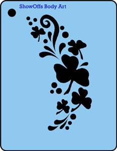 Shamrocks QuickEZ Stencil - Silly Farm Supplies