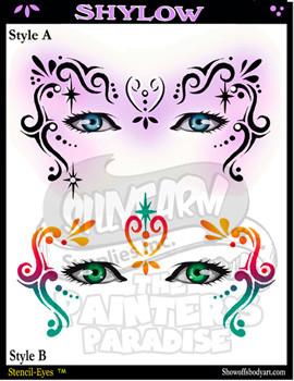 Shylow Stencil Eyes Stencil - Silly Farm Supplies