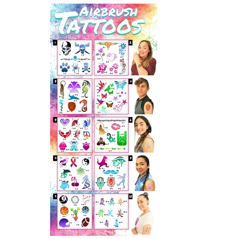 Silly Farm Airbrush Banner with Stencil Set - Silly Farm Supplies