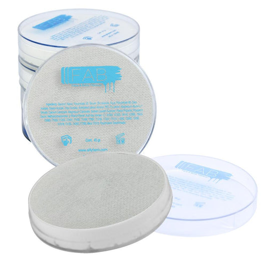 FAB face and body paint, known for its top quality and creamy consistency, dries to a smudge-proof finish once applied. Suitable for both face painting and body art, it is available in two sizes: 16gm and 45gm