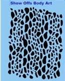 Snake Skin QuickEZ Stencil - Silly Farm Supplies