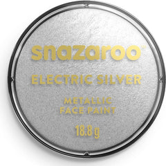 Snazaroo Metallic Silver 18ml - Silly Farm Supplies
