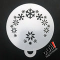Snowflake 2 Flips Face Paint Stencil by Ooh! Body Art (C06)