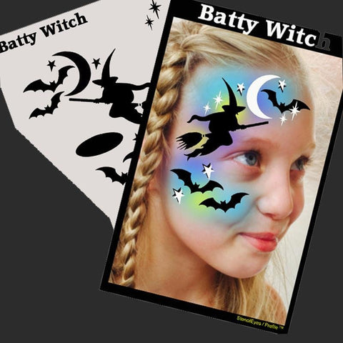 SOBA Profile Batty Witch Stencil