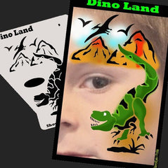 SOBA Profile Dino Land (T-Rex) Stencil - Silly Farm Supplies