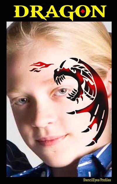 SOBA Profile Dragon Stencil - Silly Farm Supplies