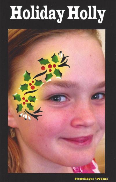 SOBA Profile Holiday Holly Stencil - Silly Farm Supplies