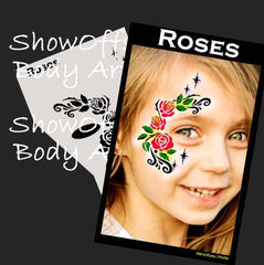 SOBA Profile Roses Stencil - Silly Farm Supplies