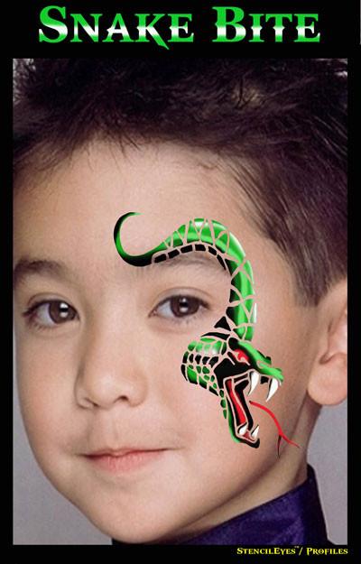 SOBA Profile Snake Bite Stencil - Silly Farm Supplies