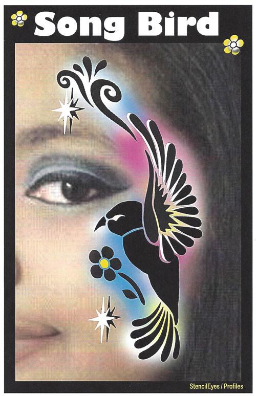SOBA Profile Song Bird Stencil - Silly Farm Supplies