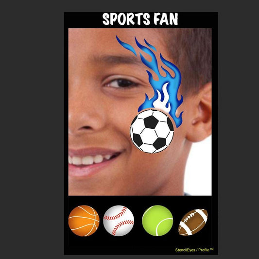SOBA Profile Sports Fan Stencil - Silly Farm Supplies