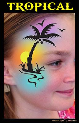 SOBA Profile Tropical Stencil - Silly Farm Supplies