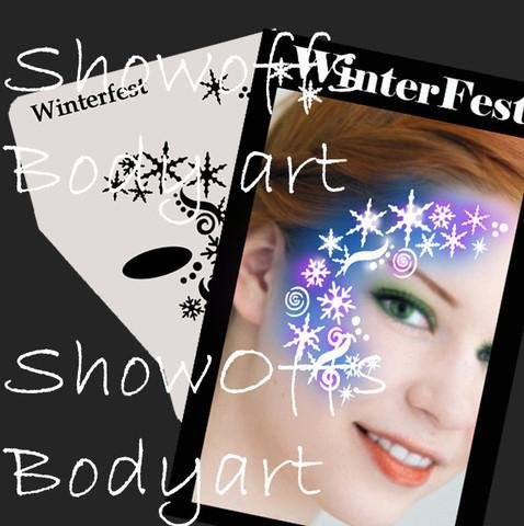 SOBA Profile Winterfest Stencil - Silly Farm Supplies