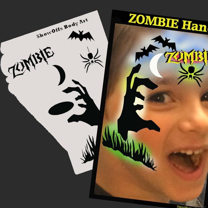 SOBA Profile Zombie Stencil - Silly Farm Supplies