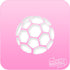Soccer Ball Pink Power Stencil