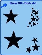Solid Stars QuickEZ Stencil - Silly Farm Supplies