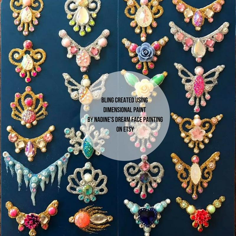 Sparkle Sour Apple Dimensional Paint 1.25oz - Silly Farm Supplies