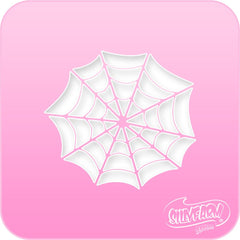 Spider Web Pink Power Stencil - Silly Farm Supplies