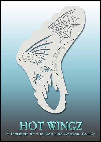 Spiderz HW8003 Hot Wingz Stencil - Silly Farm Supplies