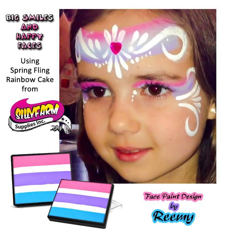 Spring Fling Rainbow Cake - Silly Farm Supplies