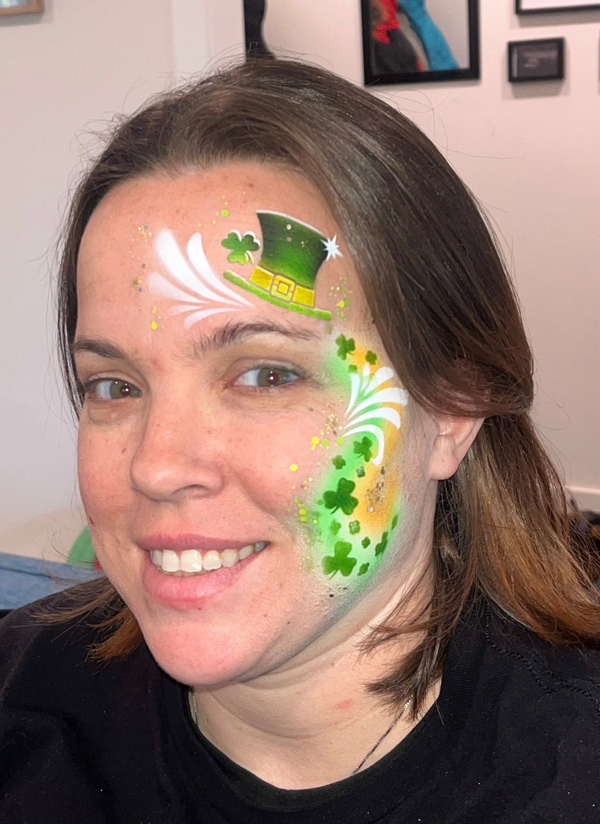 St. Patrick's Day Flip Face Paint Stencil by Ooh! Body Art (C33) - Silly Farm Supplies