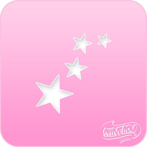 Star Cluster Pink Power Stencil