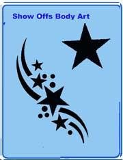 Star Swing QuickEZ Stencil - Silly Farm Supplies