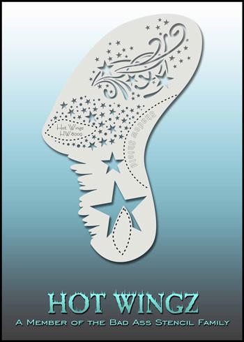 Starlight HW8009 Hot Wingz Stencil - Silly Farm Supplies