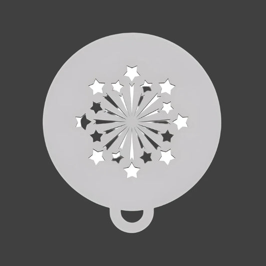 STARRY Fireworks Flip Stencil by Ooh! Body Art (C36) - Silly Farm Supplies