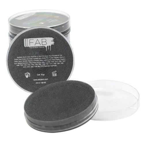 FAB face and body paint, known for its top quality and creamy consistency, dries to a smudge-proof finish once applied. Suitable for both face painting and body art, it is available in two sizes: 16gm and 45gm