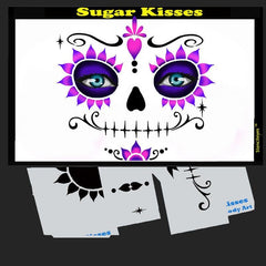 Sugar Kisses Stencil Eyes Stencil - Silly Farm Supplies