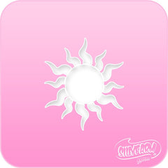 Sun Swirl Pink Power Stencil - Silly Farm Supplies