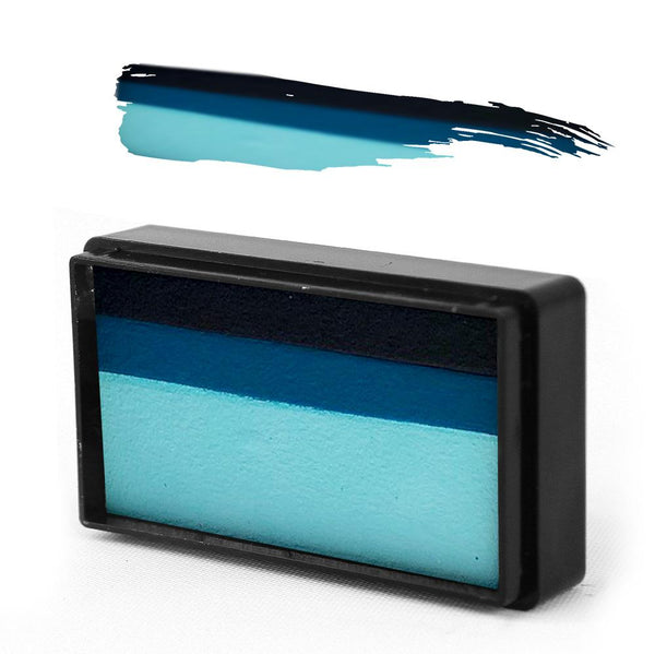 Susy Amaro's Easy Stroke Collection "Shark Teal" Arty Brush Cake