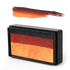 Susy Amaro's EZ Shimmer Collection "Amber Orange" Arty Brush Cake - Silly Farm Supplies