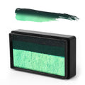 Susy Amaro's EZ Shimmer Collection "Emerald Green" Arty Brush Cake
