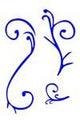 Swirls 1 Trendy Tribal Stencil