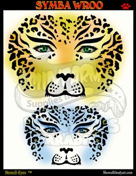 Symba Wroo Stencil Eyes Stencil - Silly Farm Supplies