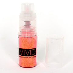 Tangerine Fine Glitter Mist 7.5g Pump Spray by Vivid Glitter - Silly Farm Supplies