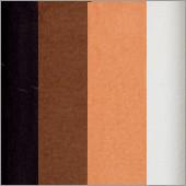 Compact, multi-color face paint cakes for brush application, ideal for vibrant, detailed designs in one stroke.