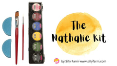 The Nathalie FAB 6 Color Face Paint Kit - Silly Farm Supplies