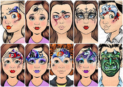 The Ultimate Halloween Face Painting Guide Milena Edition by Sparkling Faces - Silly Farm Supplies