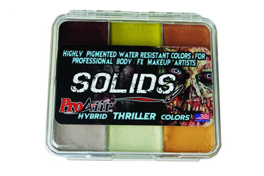 THRILLER Proaiir Solids Water Resistant Makeup Palette - Silly Farm Supplies