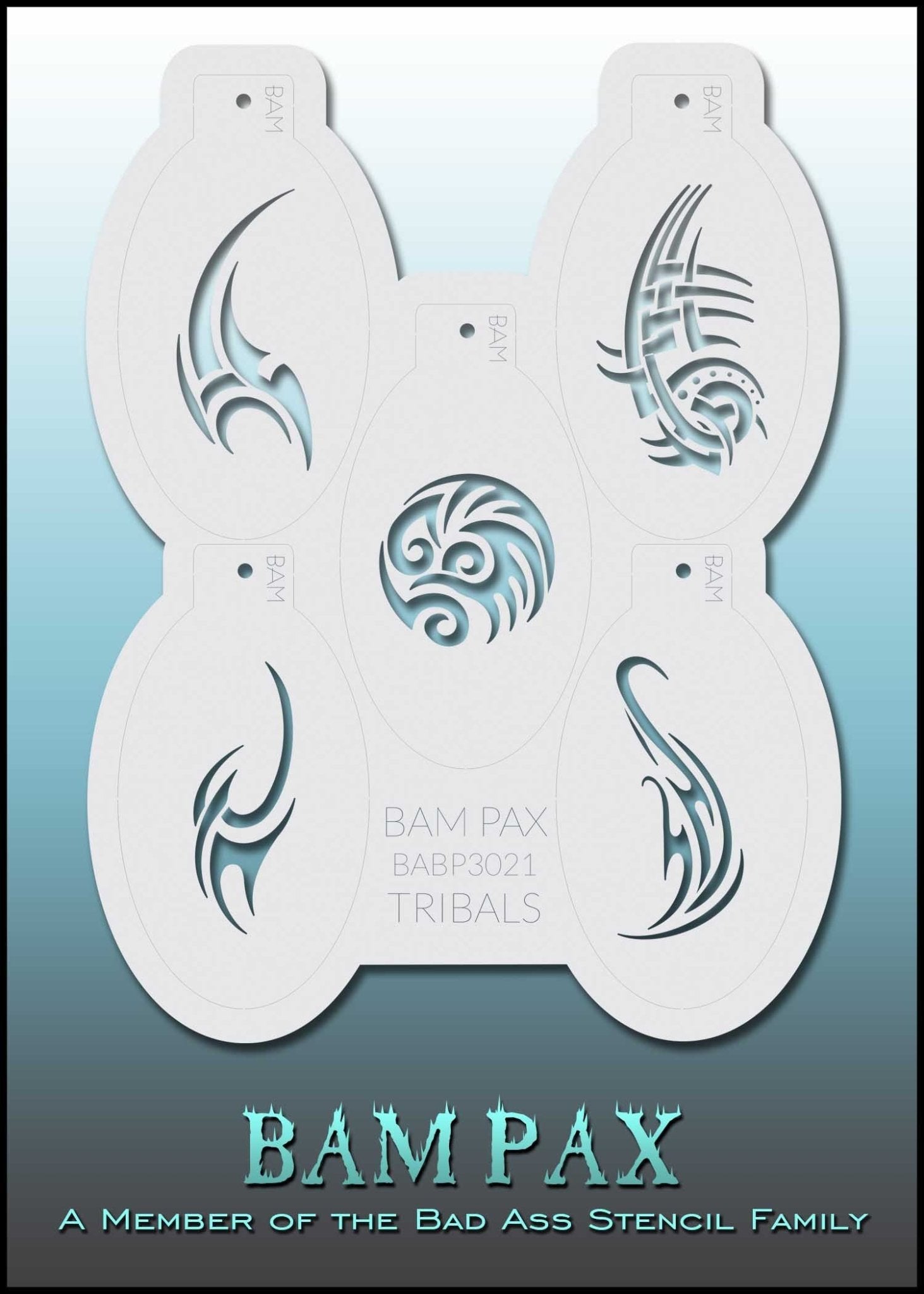 Tribals BAM PAX 3021 Stencil Set - Silly Farm Supplies