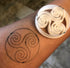Triskelion Celtic Symbol Henna Helper Stamp