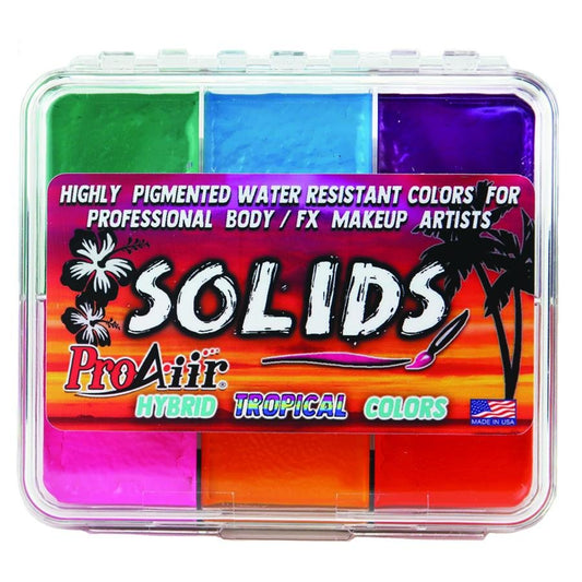 TROPICAL Proaiir Solids Water Resistant Makeup Palette - Silly Farm Supplies
