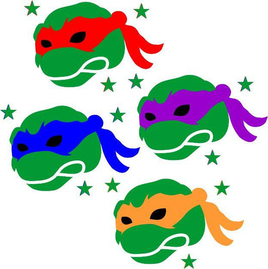 Turtle Power Trendy Tribal Stencil - Silly Farm Supplies