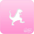 Tyrannosaurus Rex Pink Power Stencil